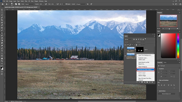 blurring the background