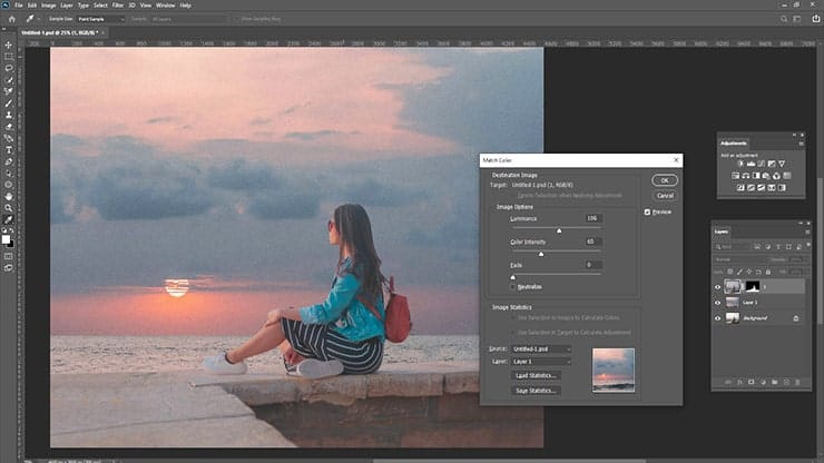 Background Changer: Edit Photo Background in Photoshop CC 24 - Graphic