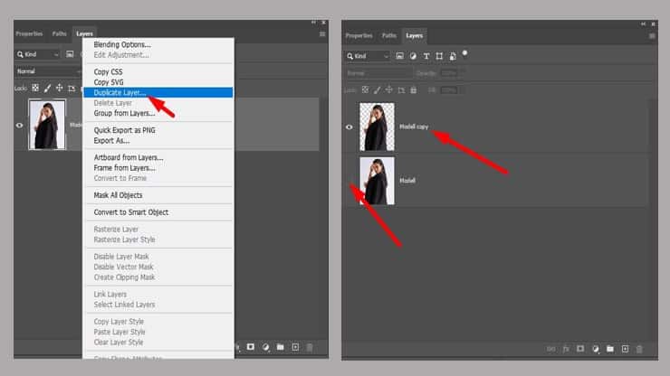duplicate first layer and make a new layer