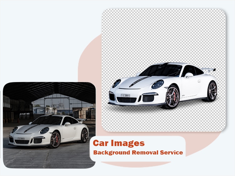 Background Removal – car image editing by Graphic Experts India