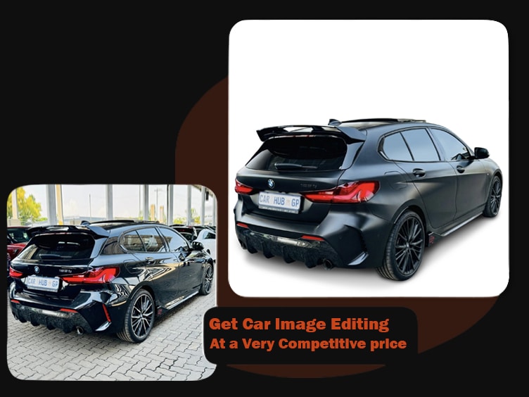 GEI car image editing – professional vehicle image post-production result for an online listing