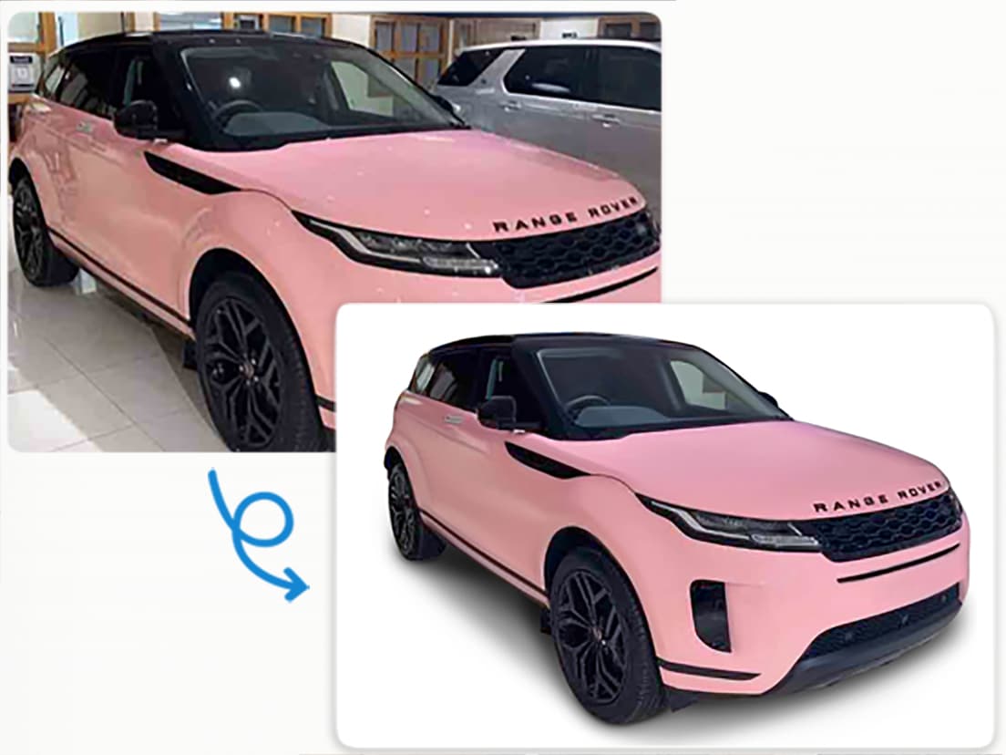 Car image editing service – vehicle photograph professionally edited by Graphic Experts India
