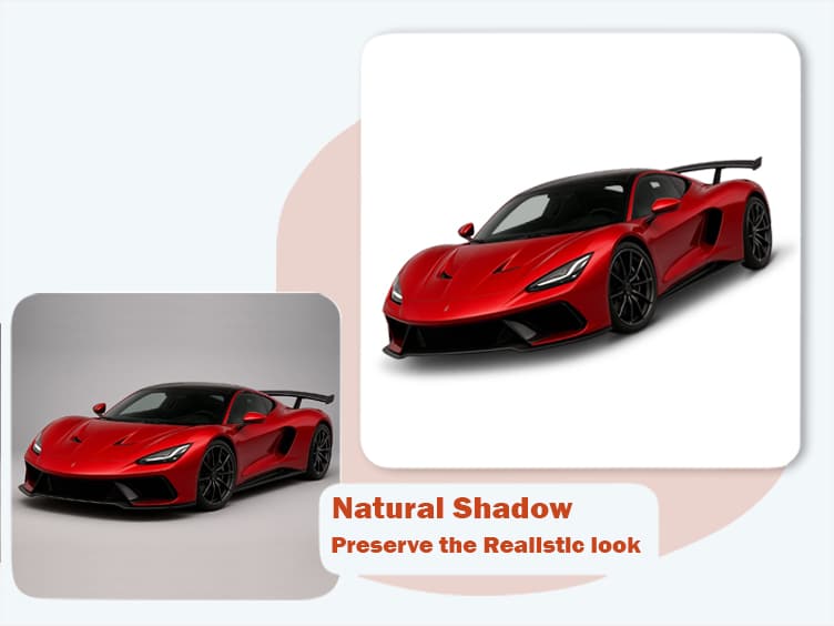 Natural Shadow – car image editing by Graphic Experts India