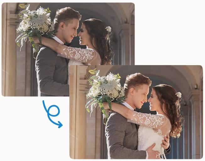 Wedding Image retouching – professional wedding photography editing by GEI
