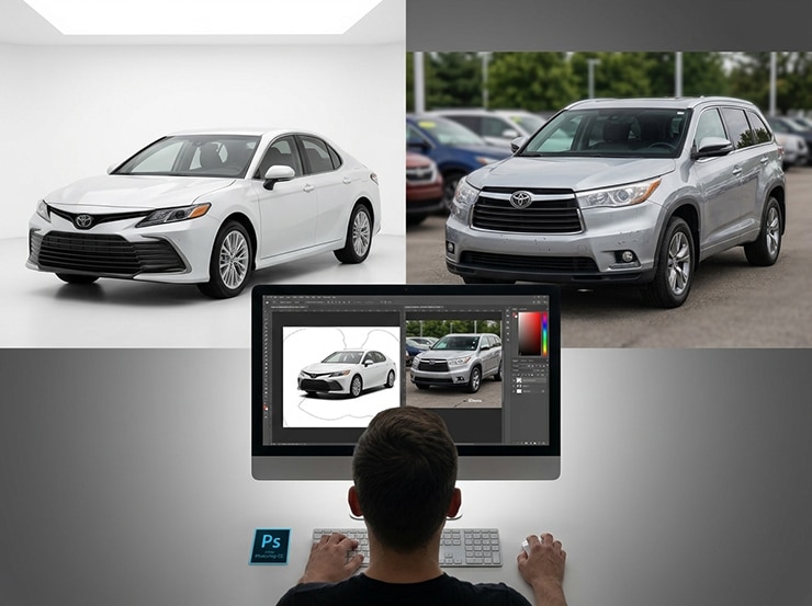 Editing car photos