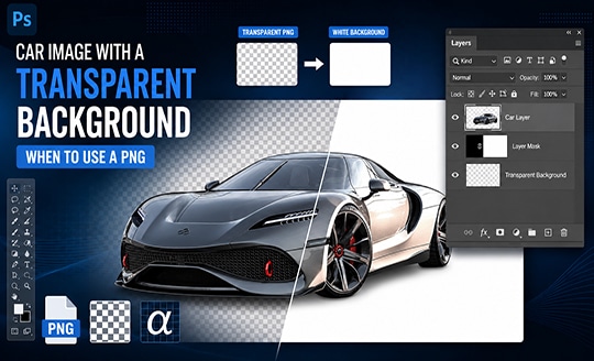 Car Image with a Transparent Background: When to Use a PNG (and How)Car Image with a Transparent Background