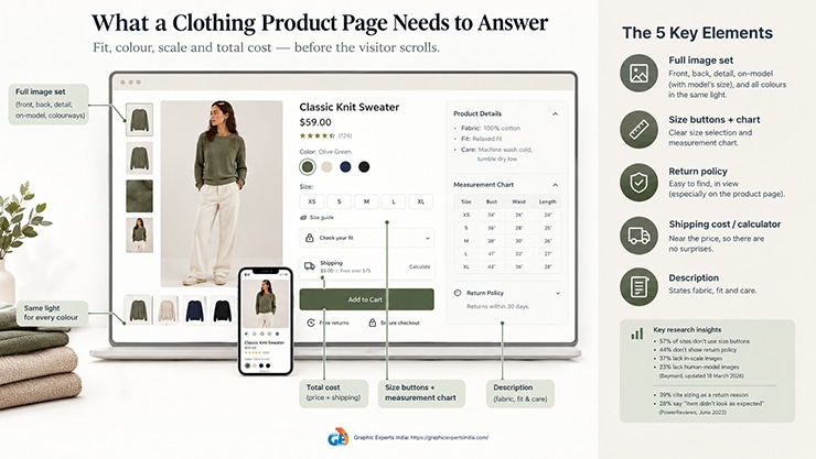 What Does a Clothing Product Page Need to Answer