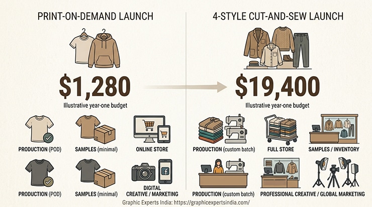 How Much Does It Cost to Start a Clothing Brand