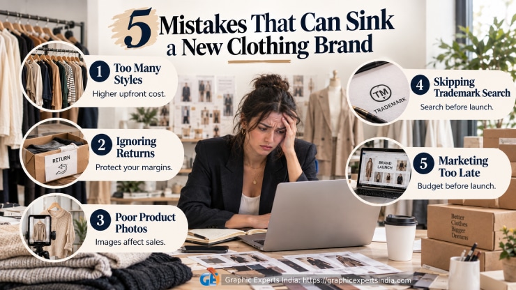 What Mistakes Cause New Clothing Brands to Fail