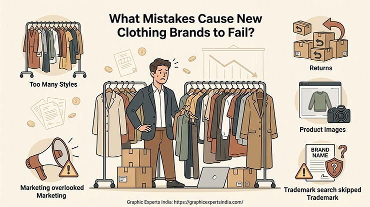 What Mistakes Cause New Clothing Brands to Fail
