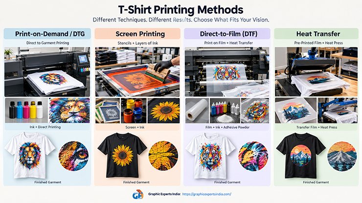 Which Printing Method Should a T-Shirt Business Use