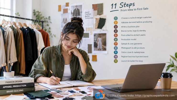 How to Start a Clothing Brand in 2026 11 Steps From Idea to First Sale