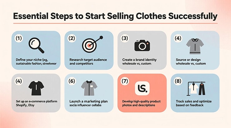How Do You Start an Online Clothing Store Step by Step