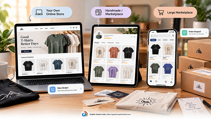 Where Should a T-Shirt Business Sell