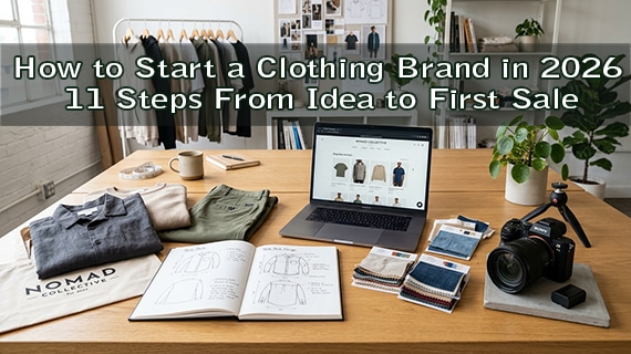 11 steps to start a clothing brand