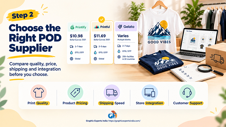 How Do You Choose a Print-on-Demand Supplier
