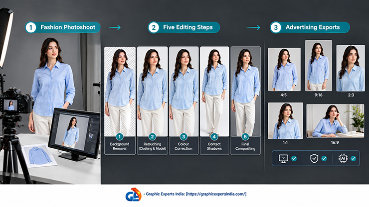 Making a Clothing Advertisement Involve at a Glance