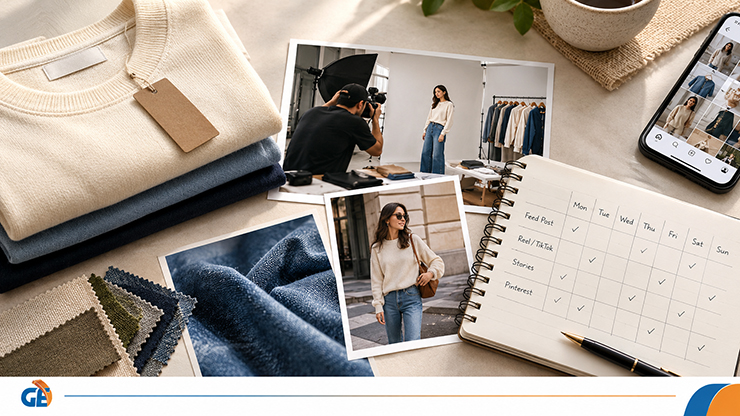 What Content Pillars and Posting Cadence Should a Clothing Brand Use