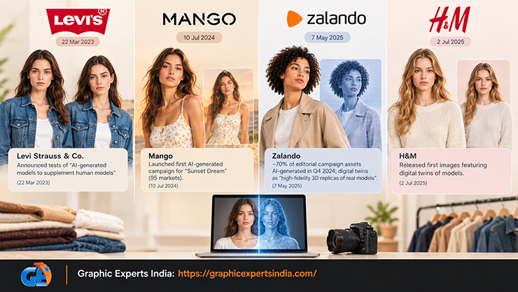 Clothing Brand Use AI Models for Clothes