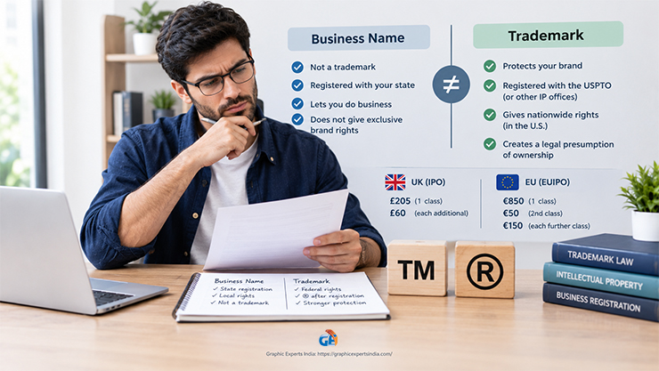 Registering a Business Name Vs  Registering a Trademark