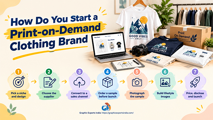 How Do You Start a Print-on-Demand Clothing Brand Step by Step