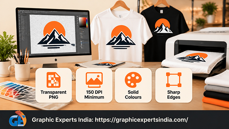 Design a T-Shirt Logo for DTG Printing