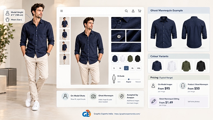 How Do Top Fashion Brands Show Garments on a Body and in Scale