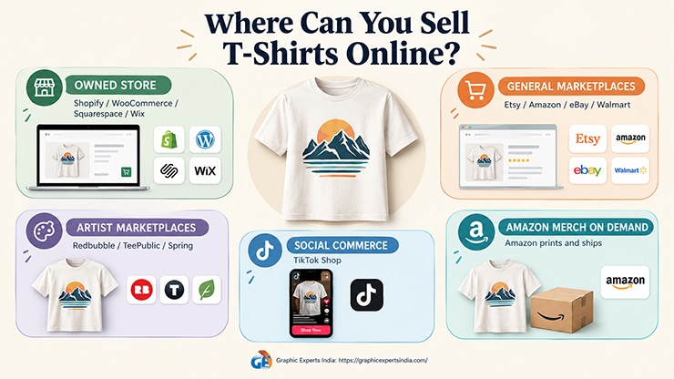 Where Can You Sell T-Shirts Online